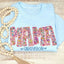 Custom Sequin Embroidered MAMA Sweatshirt | Sparkle & Shine Gift for Mother's Day