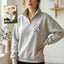 Custom Embroidered Portrait Quarter Zip Sweatshirt from Photo | Mother's Day Gift