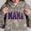 Personalized Custom Glitter Embroidered MAMA Camo Sweatshirt T-Shirt | Mother's Day Gift