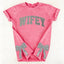 Custom Trendy and Cute Mama Embroidered Glitter Side Bow Washed Sweatshirt | Mother's Day Gift