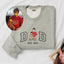 Custom Portrait from Photo Sweatshirt Embroidered Dad,Papa Sweatshirt