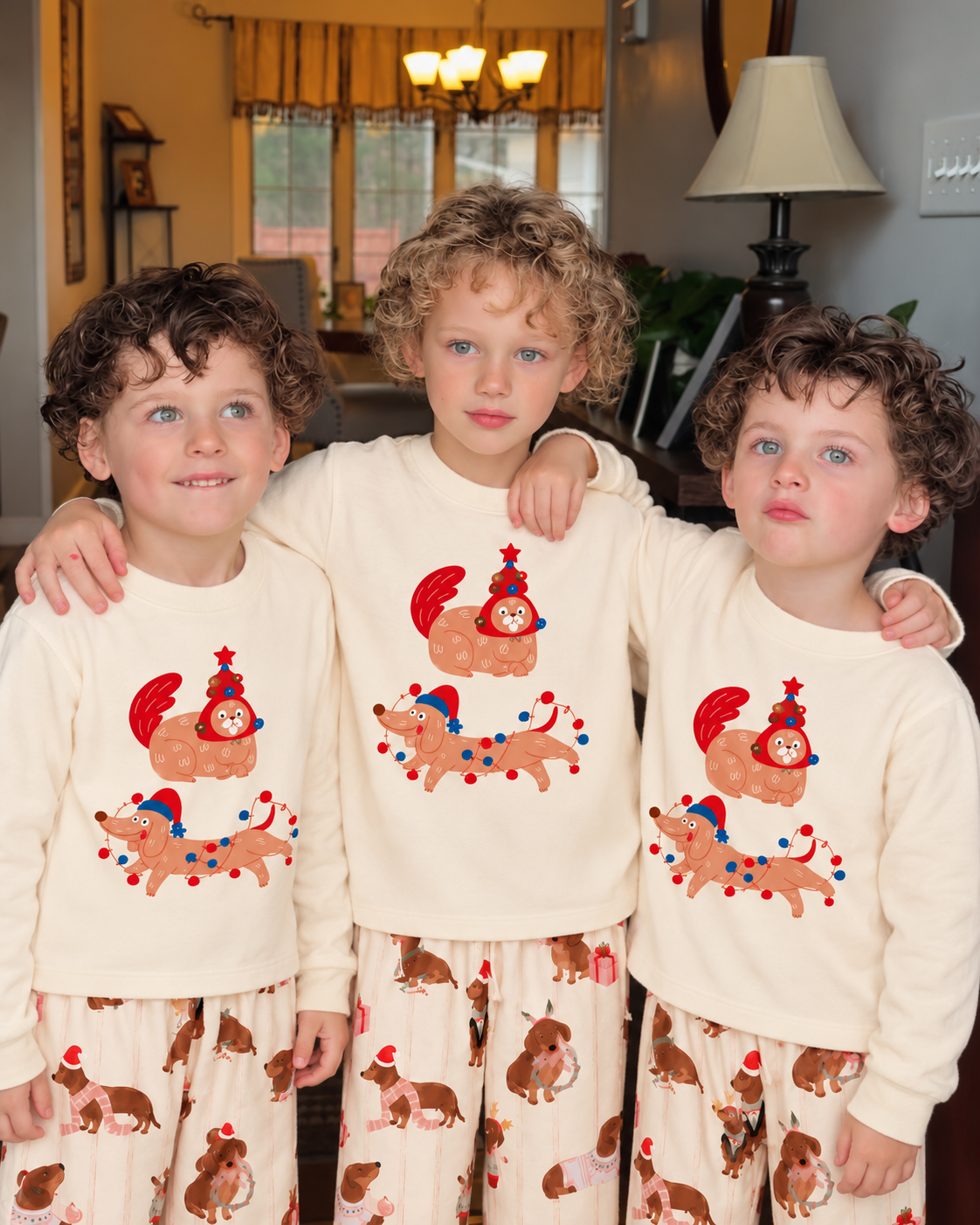Blossom Cheer-Family Matching Christmas Pajamas
