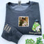 Custom Embroidered Photo Portrait Sweatshirt For papà, papá, dad