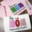Custom Mama/Mom "Wear Heart on Her Sleeve" Sequin Sweatshirt with Kids' Names | Mother's Day Gifts