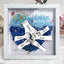 We Love You Mummy White Hand Holding - Personalized Flower Shadow Box- Mother's Day Gift
