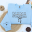 Custom "MAMA" Embroidered Sweatshirt with Ribbon Bow | Mother's Day Gifts