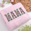 Personalized Floral "MAMA"  Sweatshirt – Custom Kids Names Gift for Mom