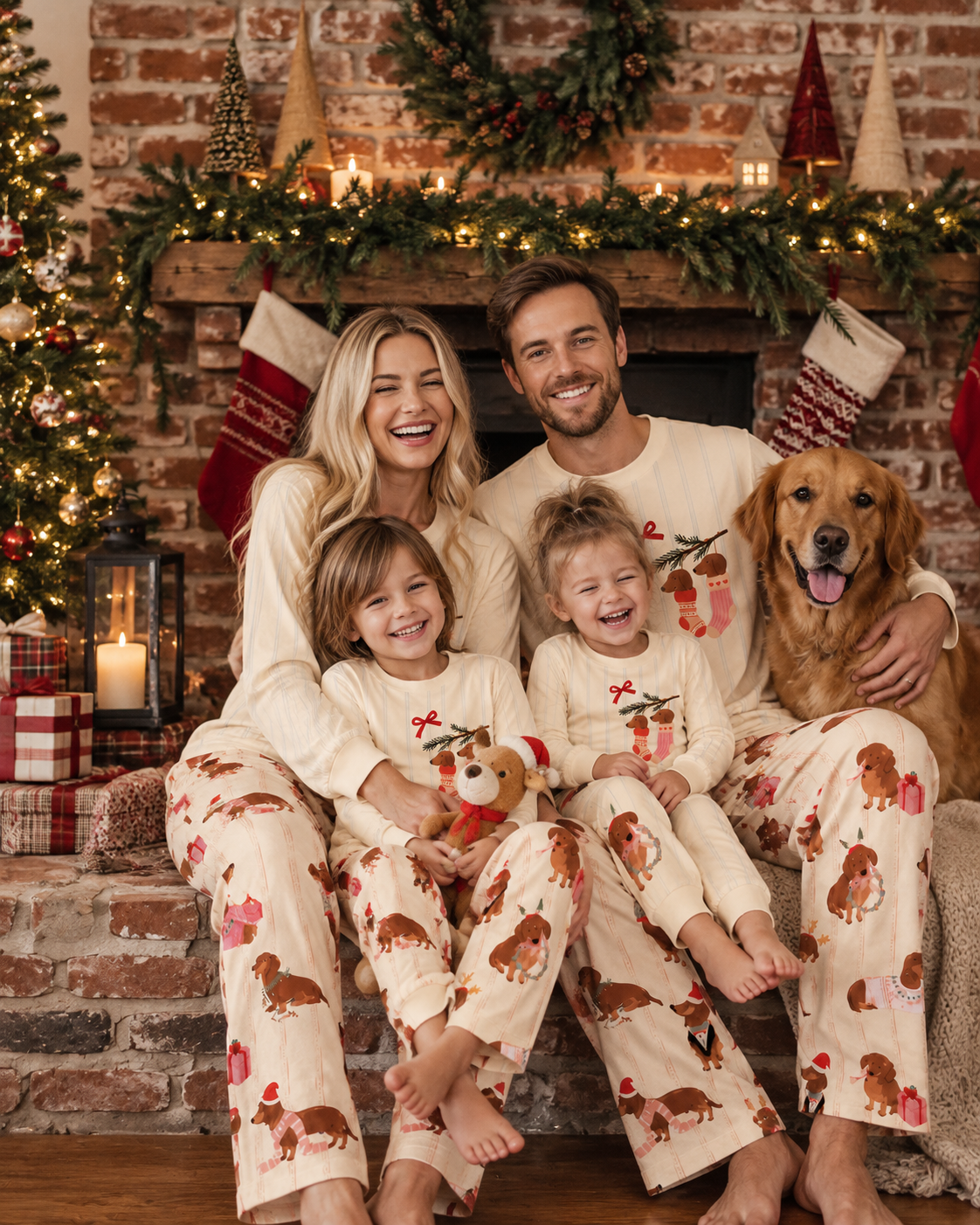 Cozy Tails-Family Matching Christmas Pajamas