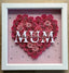 Custom Personalized Flower Shadow Box for Mother’s Day gift