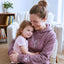 Custom Girl Mom with Embroidered Portrait from Photo and Kids Name Sweatshirt | Mother's Day Gift