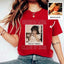 Custom Senior Mom 2026 Vintage Throwback Photo Sweatshirt for Mom