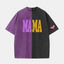 Custom Fabric Applique MAMA Two Tone Embroidered Vintage Washed T-Shirt for Mother's Day