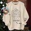Custom Photo Outline Embroidered Sweatshirt with Sign Language | Mother's Day Gift