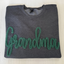 Custom Gigi Honey Name Chenille Yarn Embroidered Sweatshirt