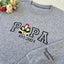 Custom Photo Embroidered Sweatshirt for DAD
