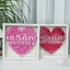 Custom Personalized Mum Flower Shadow Box With Kids Name | Mother’s Day gift