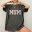 Custom Mama Sequin Embroidered Washed Sweatshirt & T-shirt & Hoodie with Kids' Names