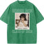 Custom Senior Mom 2026 Vintage Throwback Photo Washed Sweatshirt for Mom