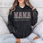Personalized Floral "MAMA"  Vintage Washed Sweatshirt – Custom Kids Names Gift for Mom