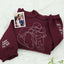 Custom Embroidered Photo Portrait Sweatshirt Gift for papà,papá,pai