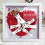 We Love You Mummy White Hand Holding - Personalized Flower Shadow Box- Mother's Day Gift