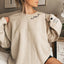 Personalized Mama T-shirt with Custom Name On The Sleeve for Mother's Day