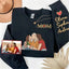 Personalized Photo Custom Embroidered Kids Names Sweatshirt for Mother’s Day Gift