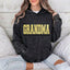 Custom Mama Glitter Embroidered Washed Sweatshirt with Kids' Names | Mother's Day Gift