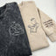 Custom Personalized Dad Portrait Embroidered Washed Sweatshirt, Hoodie & T-Shirt