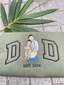 Custom Portrait from Photo Sweatshirt Embroidered Dad,Papa Sweatshirt