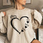 Custom Mama, Grandma Heart Sweatshirt with Kidnames | Mother's Day Gift