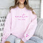 Custom Puff Print Sweatshirt Est Year with Kids Names on Sleeve | for Mama and Grandma Gift