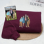 Custom Photo Parents Family Portrait Embroidered Sweatshirt | Family Reunion Gift for Mom and Dad
