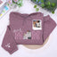 Custom Girl Mom with Embroidered Portrait from Photo and Kids Name Sweatshirt | Mother's Day Gift