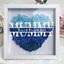 Custom Personalized Mum Flower Shadow Box With Kids Name | Mother’s Day gift