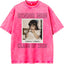 Custom Senior Mom 2026 Vintage Throwback Photo Washed Sweatshirt for Mom