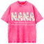 Personalized Nana Vintage Washed Sweatshirt with Grandkids' Names - Floral Grandma Gift