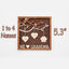 Family Tree Hanging Heart 3D Wall Hanging Decoration or Gift with Stand | Perfect for Mothers Day | Fathers Day