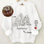 Custom Photo Outline Embroidered Sweatshirt with Sign Language | Mother's Day Gift