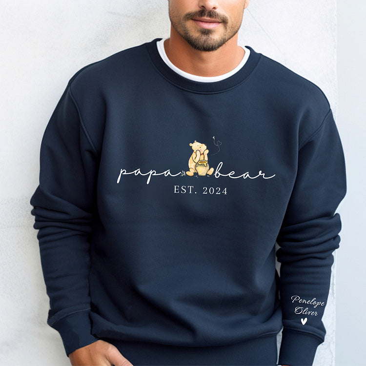 Custom Mama Bear Print Sweatshirt Mama T-shirt/Hoodie, Mother's Day Gift