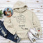 Custom Photo Outline Embroidered Sweatshirt with Sign Language | Mother's Day Gift