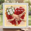 "White Carnation"-Personalized Mom Holding Hands Memorial Shadow Box-Mother's Day Remembrance Frame, In Loving Memory Gift