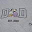 Custom Portrait from Photo Sweatshirt Embroidered Dad,Papa Sweatshirt