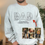 Custom Papa,Dad Ever -Embroidered Sweatshirt For Father's Day - Gifts for Dad, Papa, Daddy and Grandpa