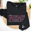 Custom Embroidered This Mimi Wears Her Heart on Her Sleeve Sweatshirt | Mother's Day Gifts