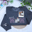 Custom Girl Mom with Embroidered Portrait from Photo and Kids Name Sweatshirt | Mother's Day Gift