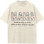 Personalized Nana Vintage Washed Sweatshirt with Grandkids' Names - Floral Grandma Gift