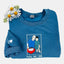 Custom Embroidered Photo Portrait Sweatshirt For papà, papá, dad