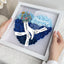 We Love You Mommy Hand Holding - Personalized Flower Shadow Box Mother's Day Gift