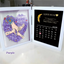 Mum We Love You With REAL MOON PHASE Anniversary Calendar - Personalized Mum & Grandma Flower Shadow Box with Names